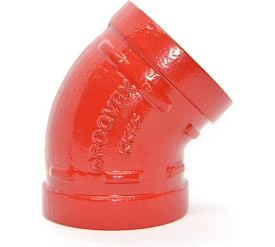 КОЛЕНО GROOVEX, K45, Ду 32, 1 1/4" (42мм), 45°, K4542